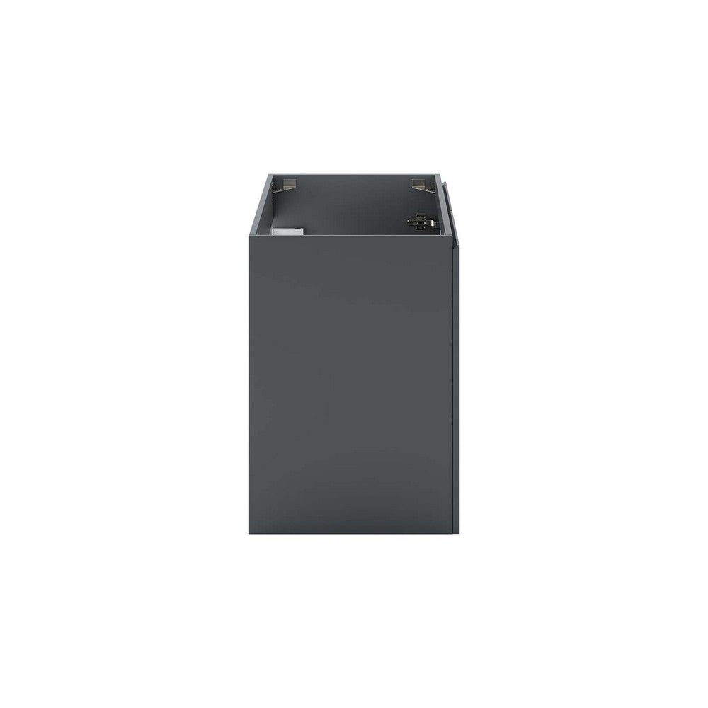 Bryn 24" Wall-Mount Bathroom Vanity (Sink Basin Not Included) by Modway| Gray