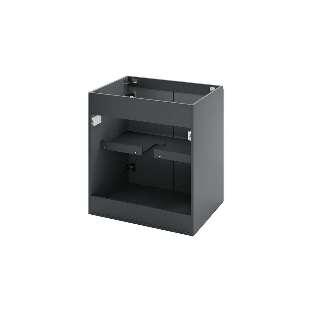Bryn 24" Wall-Mount Bathroom Vanity (Sink Basin Not Included) by Modway| Gray