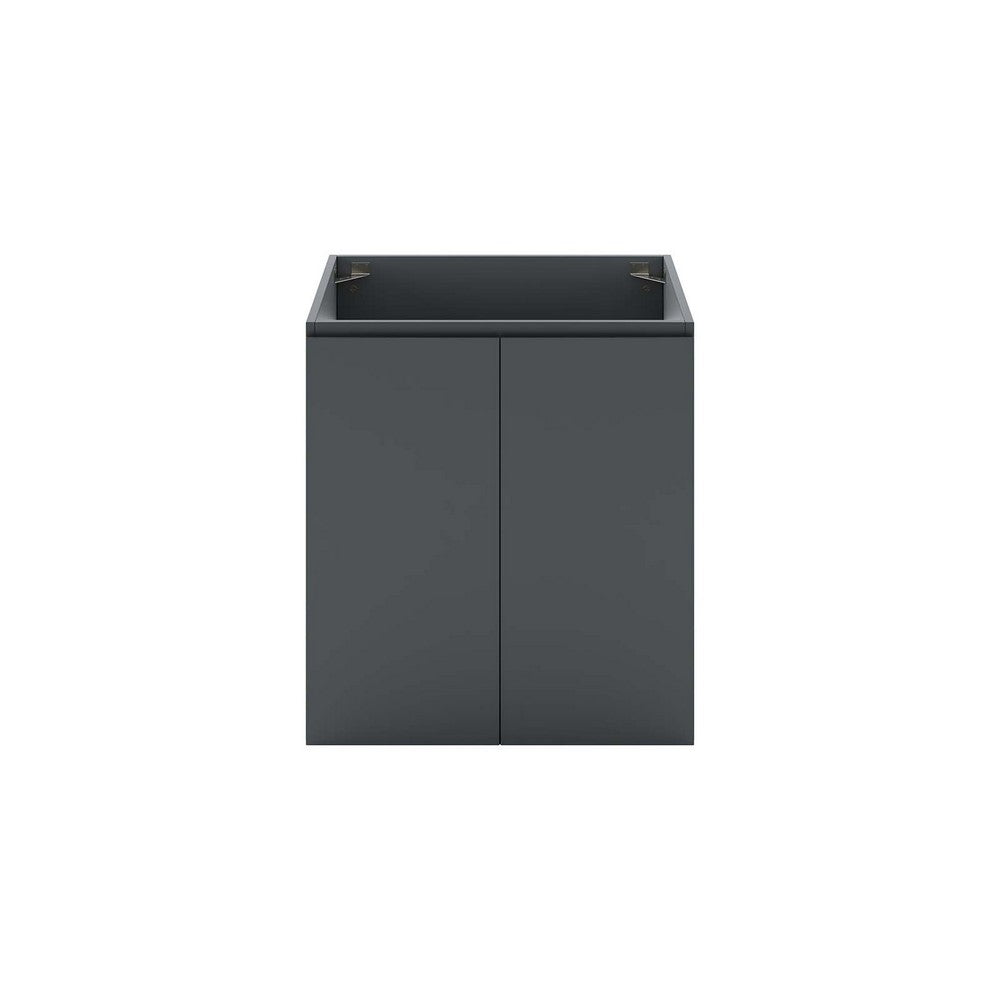 Bryn 24" Wall-Mount Bathroom Vanity (Sink Basin Not Included) by Modway| Gray