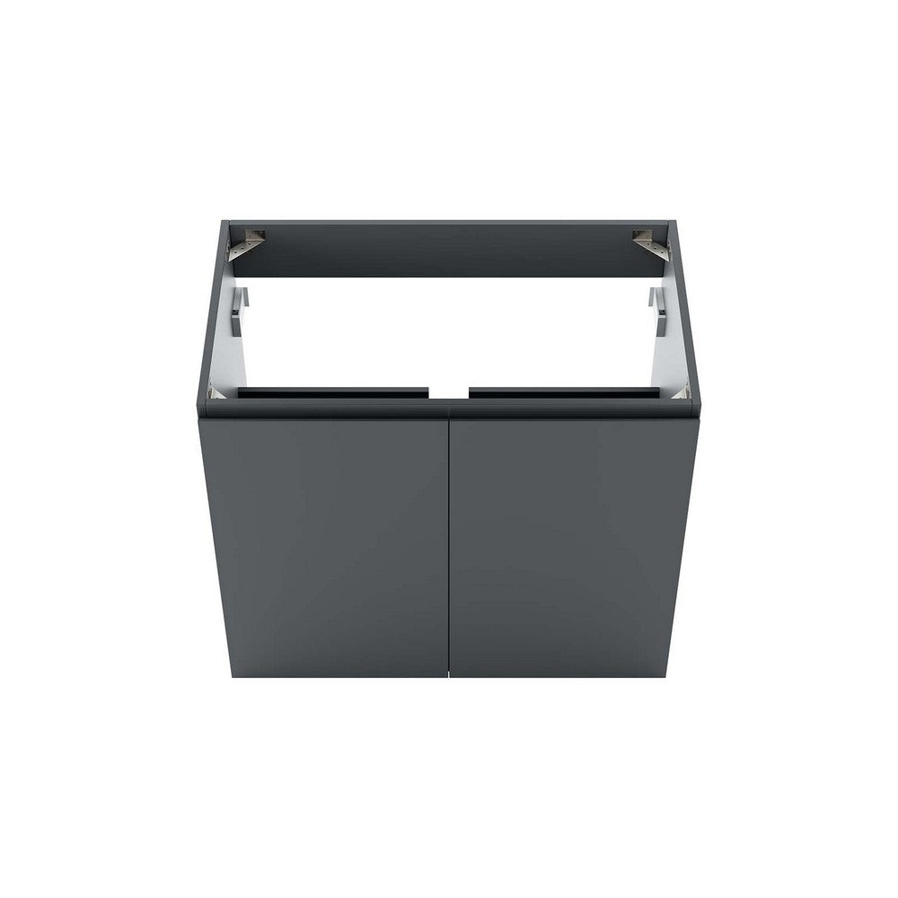 Bryn 30" Wall-Mount Bathroom Vanity (Sink Basin Not Included) by Modway| Gray