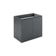 Bryn 30" Wall-Mount Bathroom Vanity (Sink Basin Not Included) by Modway| Gray