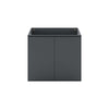 Bryn 30" Wall-Mount Bathroom Vanity (Sink Basin Not Included) by Modway| Gray