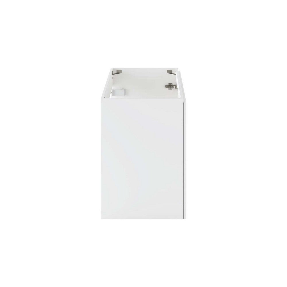 Bryn 30" Wall-Mount Bathroom Vanity (Sink Basin Not Included) by Modway| White