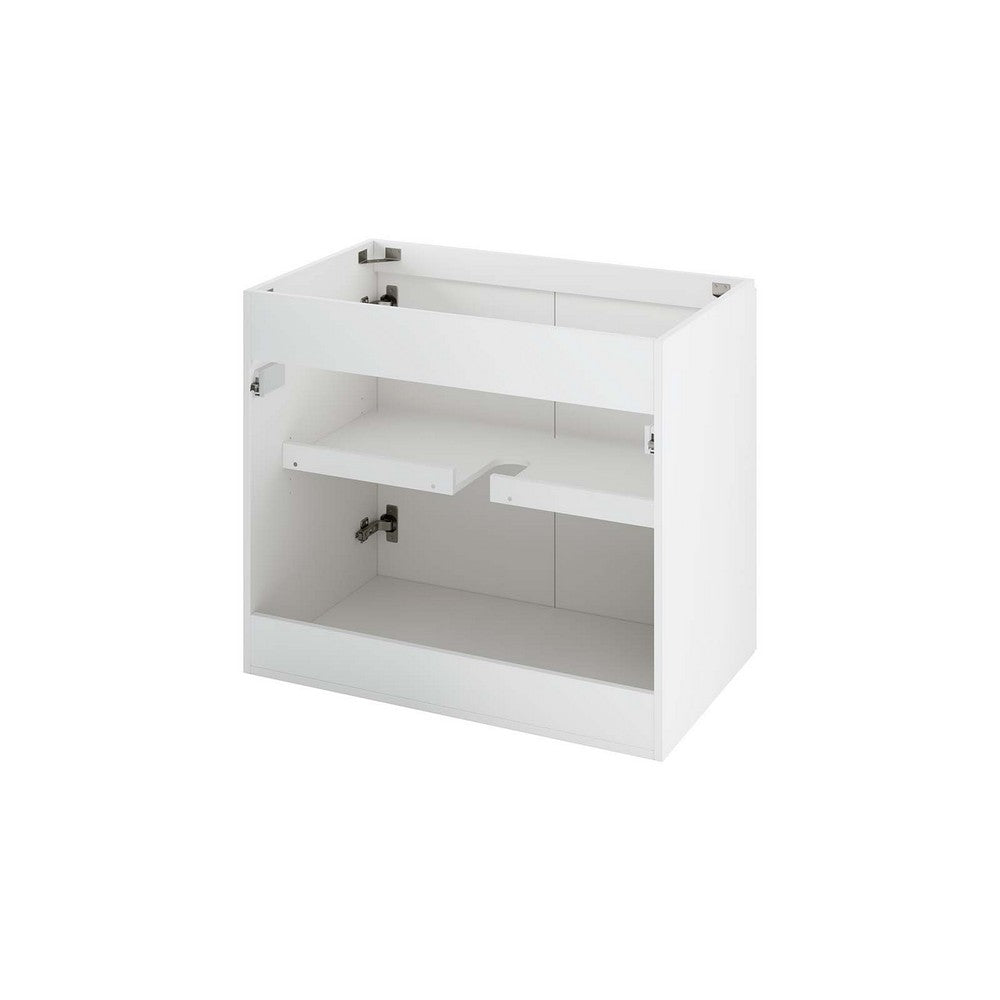Bryn 30" Wall-Mount Bathroom Vanity (Sink Basin Not Included) by Modway| White