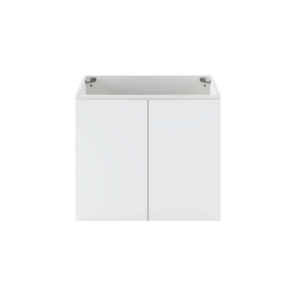 Bryn 30" Wall-Mount Bathroom Vanity (Sink Basin Not Included) by Modway| White