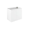Bryn 30" Wall-Mount Bathroom Vanity (Sink Basin Not Included) by Modway| White