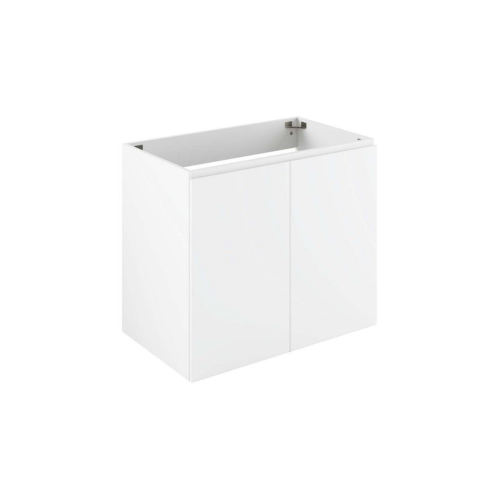 Bryn 30" Wall-Mount Bathroom Vanity (Sink Basin Not Included) by Modway| White