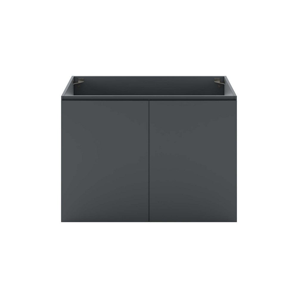 Bryn 36" Wall-Mount Bathroom Vanity (Sink Basin Not Included) by Modway| Gray