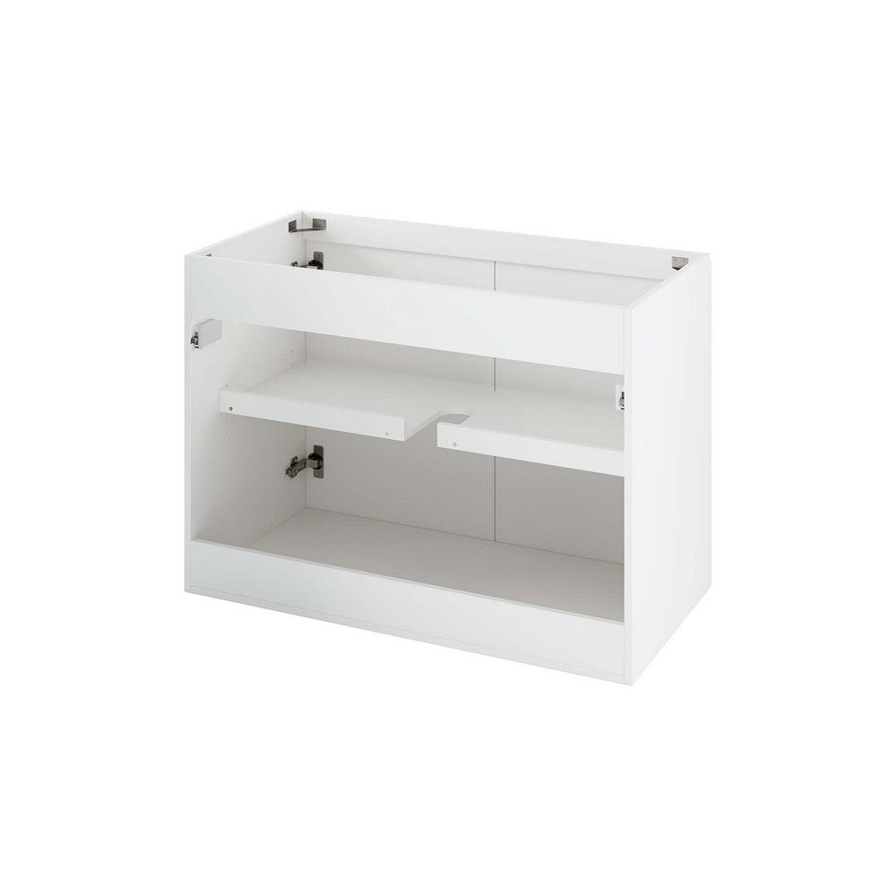 Bryn 36" Wall-Mount Bathroom Vanity (Sink Basin Not Included) by Modway| White