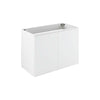Bryn 36" Wall-Mount Bathroom Vanity (Sink Basin Not Included) by Modway| White