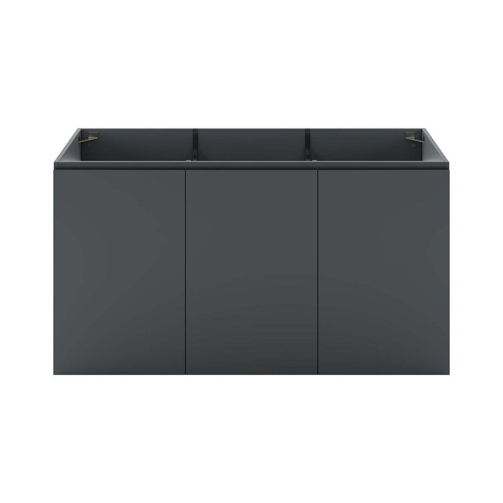 Bryn 48" Wall-Mount Bathroom Vanity (Sink Basin Not Included) by Modway| Gray