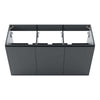 Bryn 48" Wall-Mount Bathroom Vanity (Sink Basin Not Included) by Modway| Gray