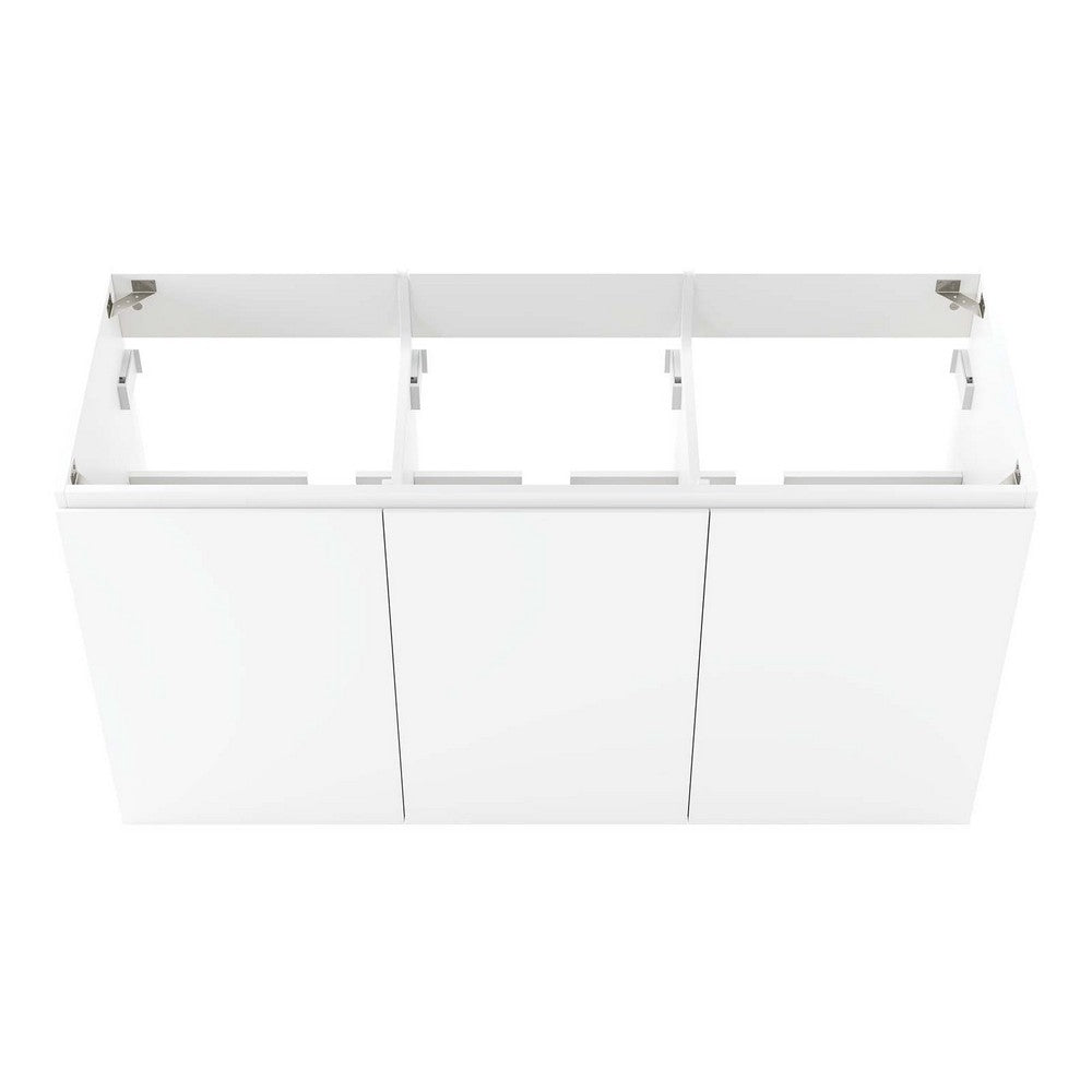 Bryn 48" Wall-Mount Bathroom Vanity (Sink Basin Not Included) by Modway| White