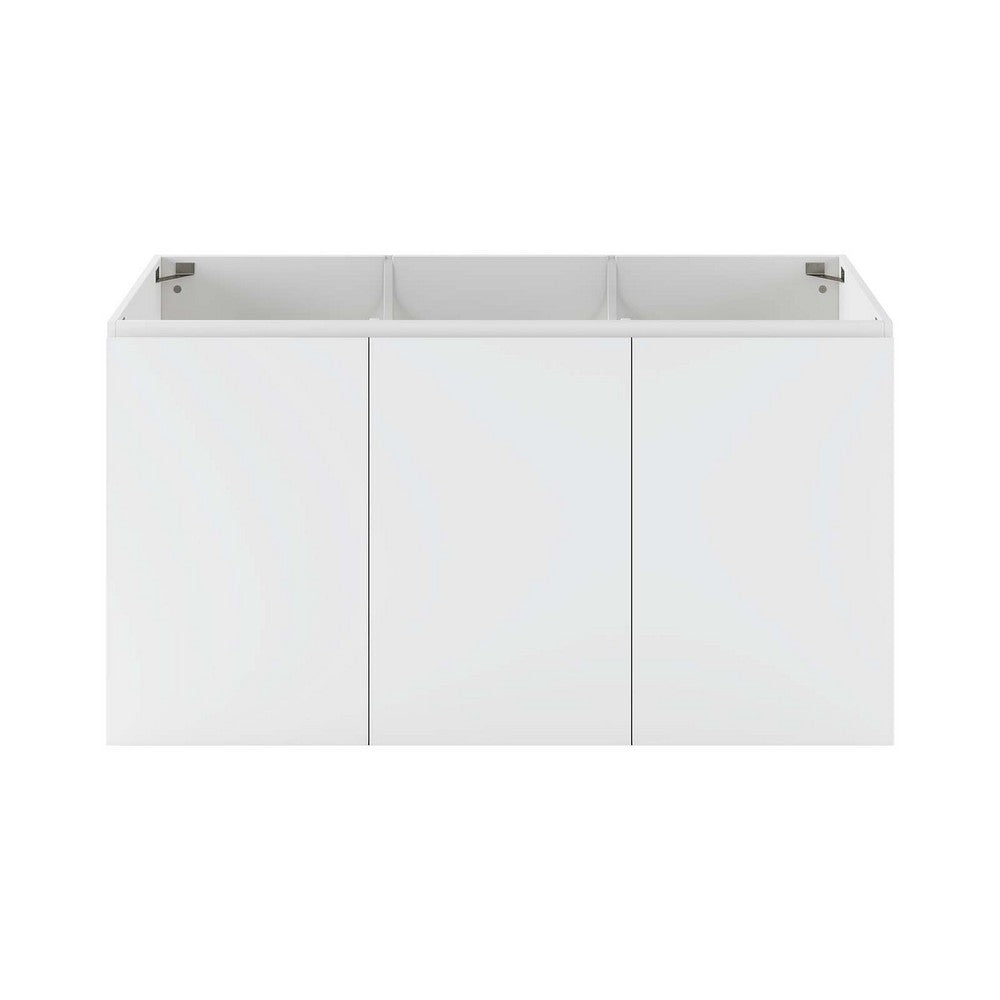 Bryn 48" Wall-Mount Bathroom Vanity (Sink Basin Not Included) by Modway| White