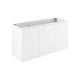 Bryn 48" Wall-Mount Bathroom Vanity (Sink Basin Not Included) by Modway| White