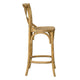 Modway Gear Counter Stool in Natural 19 x 17.5 x 39.5