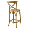 Modway Gear Counter Stool in Natural 19 x 17.5 x 39.5