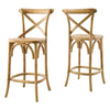 Modway Gear Counter Stool in Natural 19 x 17.5 x 39.5