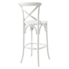 Modway Gear X-Back Wood Bar Stool in White MDY-EEI-5563-WHI