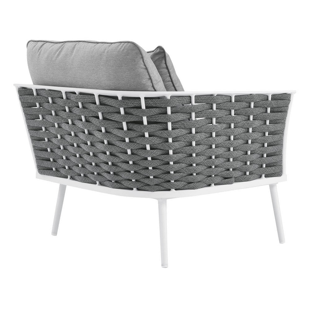 Stance Outdoor Patio Aluminum Left-Facing Armchair - No Shipping Charges