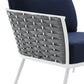 Stance Outdoor Patio Aluminum Left-Facing Armchair - No Shipping Charges