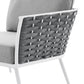 Stance Outdoor Patio Aluminum Right-Facing Armchair - No Shipping Charges