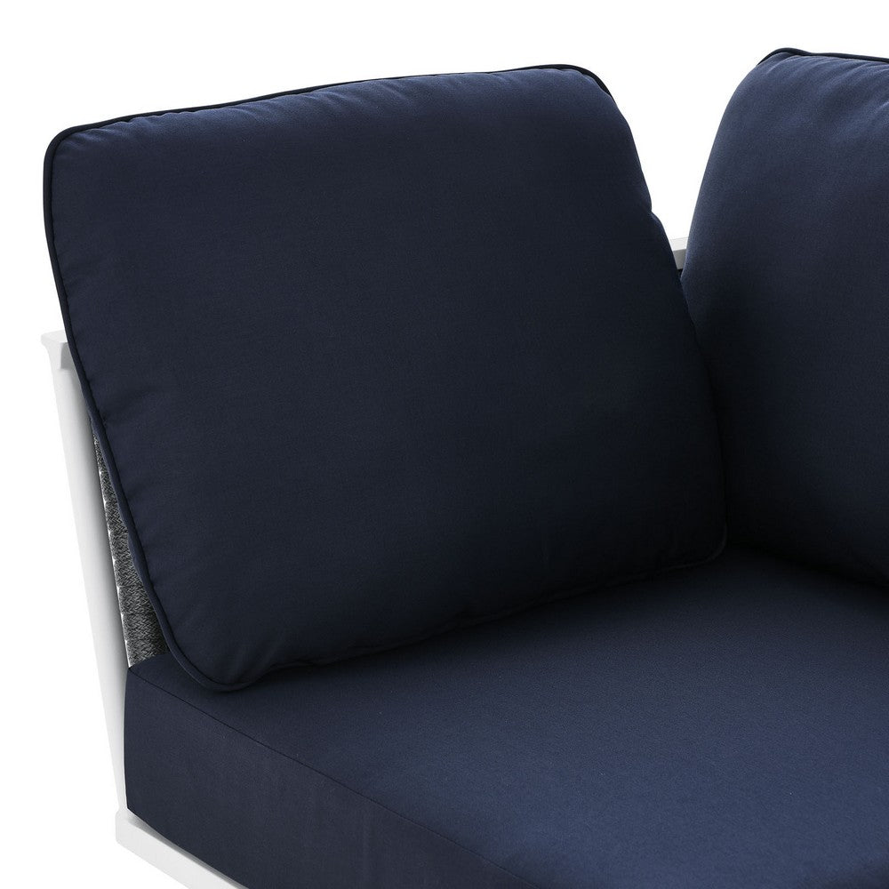 Stance Outdoor Patio Aluminum Corner Chair by Modway| Blue