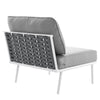 Stance Outdoor Patio Aluminum Armless Chair - No Shipping Charges