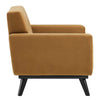 Engage Performance Velvet Armchair by Modway| Brown