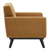 Modway Engage Performance Velvet Armchair Cognac MDY-EEI-5598-COG