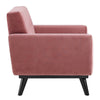 Engage Performance Velvet Armchair by Modway| Red