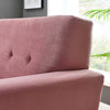 Engage Performance Velvet Armchair by Modway| Red