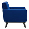 Engage Performance Velvet Armchair by Modway| Blue