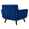 Engage Performance Velvet Armchair by Modway| Blue
