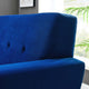 Engage Performance Velvet Armchair by Modway| Blue