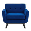 Modway Engage Performance Velvet Armchair Navy MDY-EEI-5598-NAV