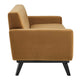 Engage Performance Velvet Loveseat by Modway| Brown