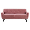 Engage Performance Velvet Loveseat by Modway| Red