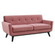 Engage Performance Velvet Loveseat by Modway| Red