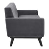 Engage Performance Velvet Loveseat by Modway| Gray
