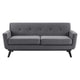 Engage Performance Velvet Loveseat by Modway| Gray