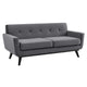 Engage Performance Velvet Loveseat by Modway| Gray