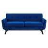 Engage Performance Velvet Loveseat by Modway| Blue