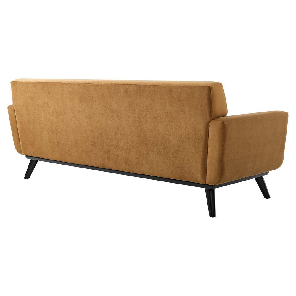 Engage Performance Velvet Sofa by Modway| Brown