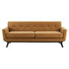 Engage Performance Velvet Sofa by Modway| Brown