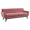 Engage Performance Velvet Sofa by Modway| Red
