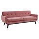 Engage Performance Velvet Sofa by Modway| Red