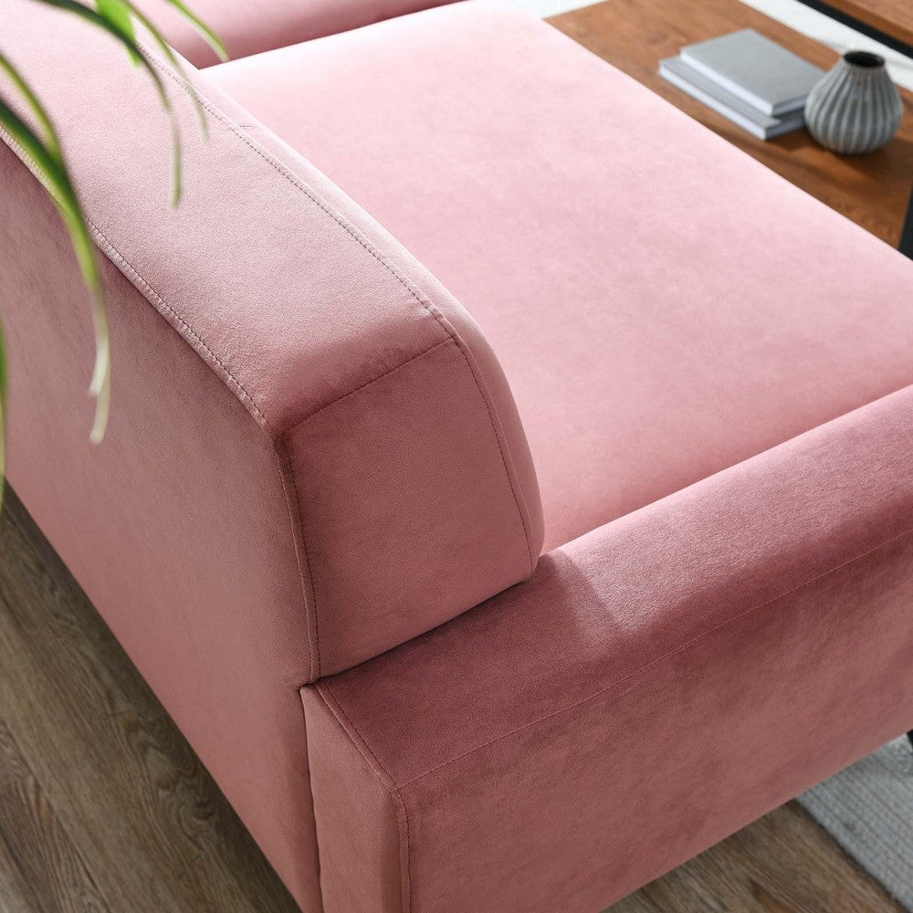 Engage Performance Velvet Sofa by Modway| Red