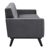 Modway Engage Performance Velvet Sofa Gray MDY-EEI-5600-GRY