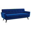 Engage Performance Velvet Sofa by Modway| Blue